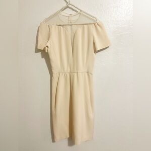 jacqueline de ribes Elizabeth Arden Vintage Dress Beige